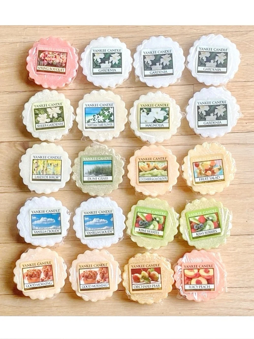 Yankee Candle Wax Melt Bundle 20 Pc Retired Spring Summer Scent Set